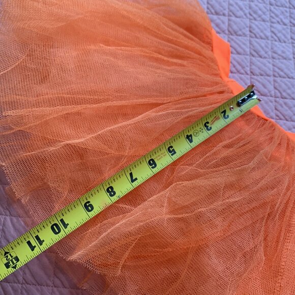 SMIFFY - Vibrant Orange Tulle Skirt - Tutu - OZ - Picture 9 of 9